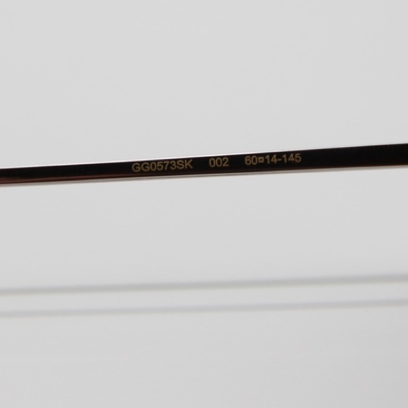 NEW GUCCI GG0573SK 002 BROWN AVIATOR SUNGLASSES - Picture 8 of 11